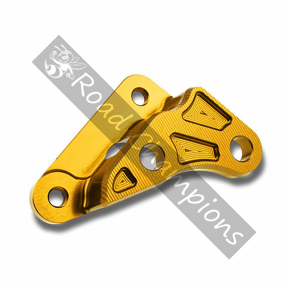 For Vespa GTS300 GTV300 Motorcycle Brake Caliper Adapter Mount Bracket Rotor Caliper CNC Aluminum Accessories золотой