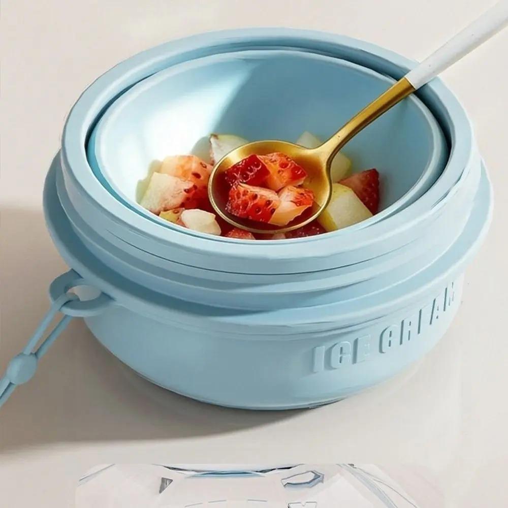 2-in-1 Silicone Folding Ice Hockey Cup Ice Making Drinking Cup 2-in-1 Multifunctional Portable Water Cup for Summer Outings