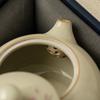 Ceramic Open Teapot Peach Blossom Ceramic Kettle Yellow Teapot Tea Ceremony Set Milk Oolong Tea Teaware Type