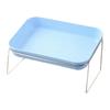 High Feeding Bowl for Cats and Dogs Slanted Ergonomic Design Detachable Easy Clean Stainless Steel Stand for Daily Meals