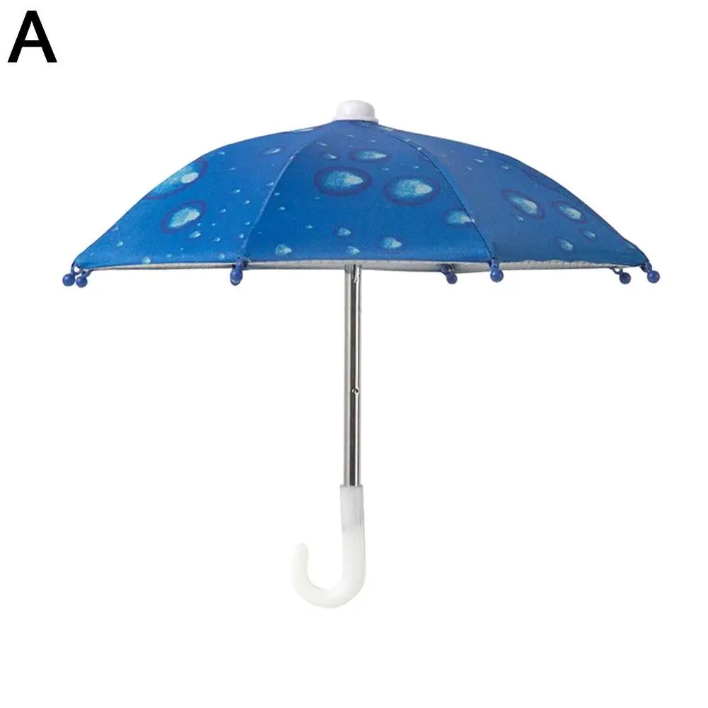 Phone Umbrella With Fist Suction Cup UV Protection Shade Phone Umbrella Sun Mini Universal Windproof Phone Accessories Mobi A8M2