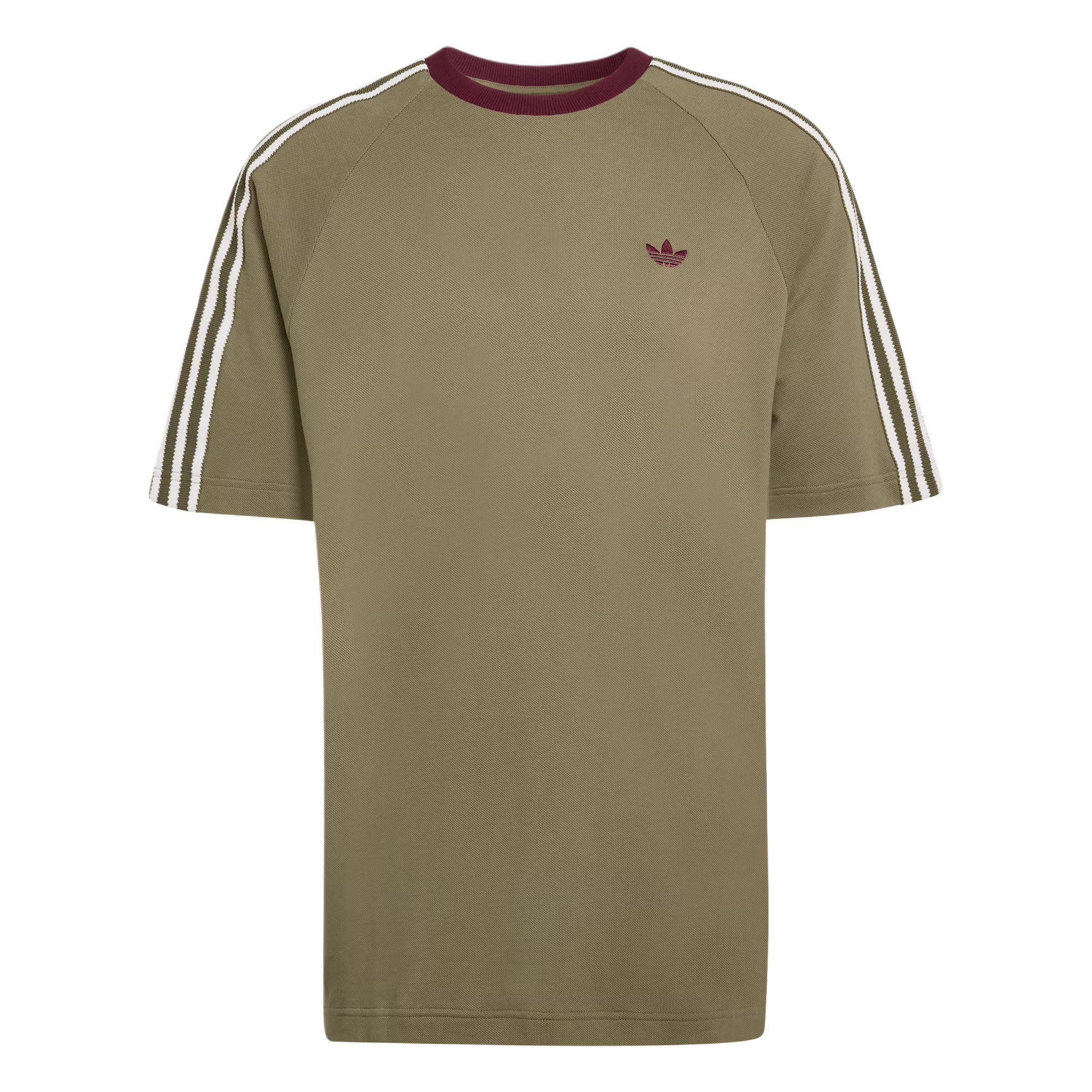 Adidas Оригинальная Britcore Ringer Свободный крой Круглый вырез Хлопок Спортивная футболка с коротким рукавом Мужские Топы KV4446 M
