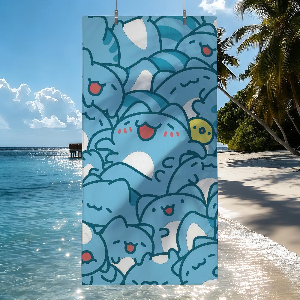 Cartoon cute Bugcat Capoo Towel Drying Bath Towel Applicable To Light Swimming Camping Yoga Beach Out