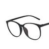 Transparent Computer Glasses Frame Women Men Anti Blue Light Round Glasses Blackout Glasses Optical Lenses