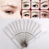 12Pcs New Beauty DIY Eye Grooming Eyebrow Template Makeup Tool Brow Stencils Card