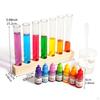 Chemistry Science Kit,Colorful Test Tube Color Toy,Science Holder Three Primary