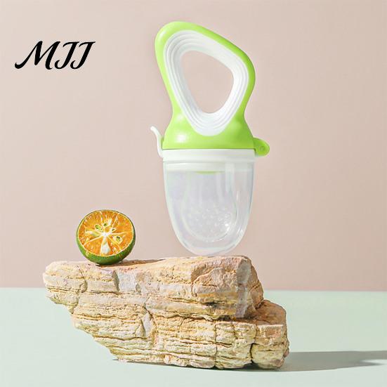 Baby Shower Gift Silicone Fruit Feeder Pacifier, Self Feeding And Teething Food Grade Teether Relief Toy, Easy to Hold Seamless Odorless Toddler
