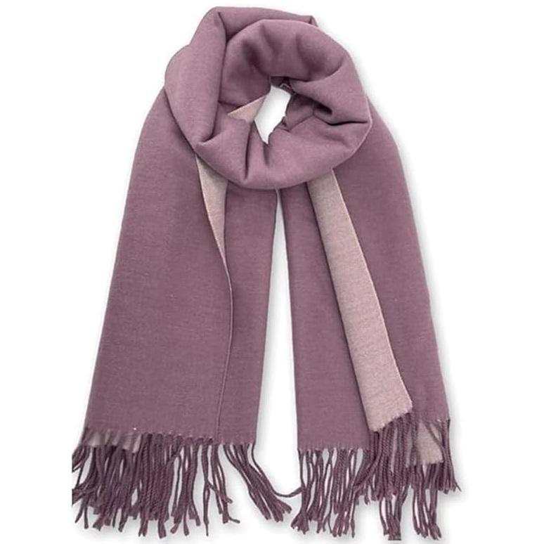 200*70cm Kunstig Kasjmirskjerf for Kvinner Ullskjerf Dobbeltsidig Stil Dusker Vinter Tykt Oversized Skjerf Sjal