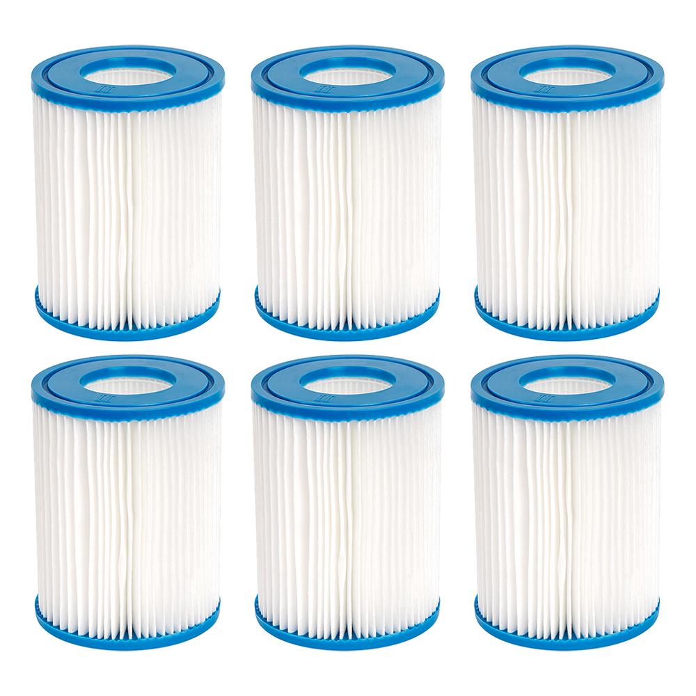 Type II Swimming Pool Filter Cartridge For Bestway 58094, Bestway 58383 58386 530/800 GPH Cartridge Filter Pump Lay-Z-Spa