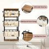 Earring Display Stand with 48 Hooks Earring Display Holder for Vendors 360 Degree All-Round Display Necklaces Bracelets Earring