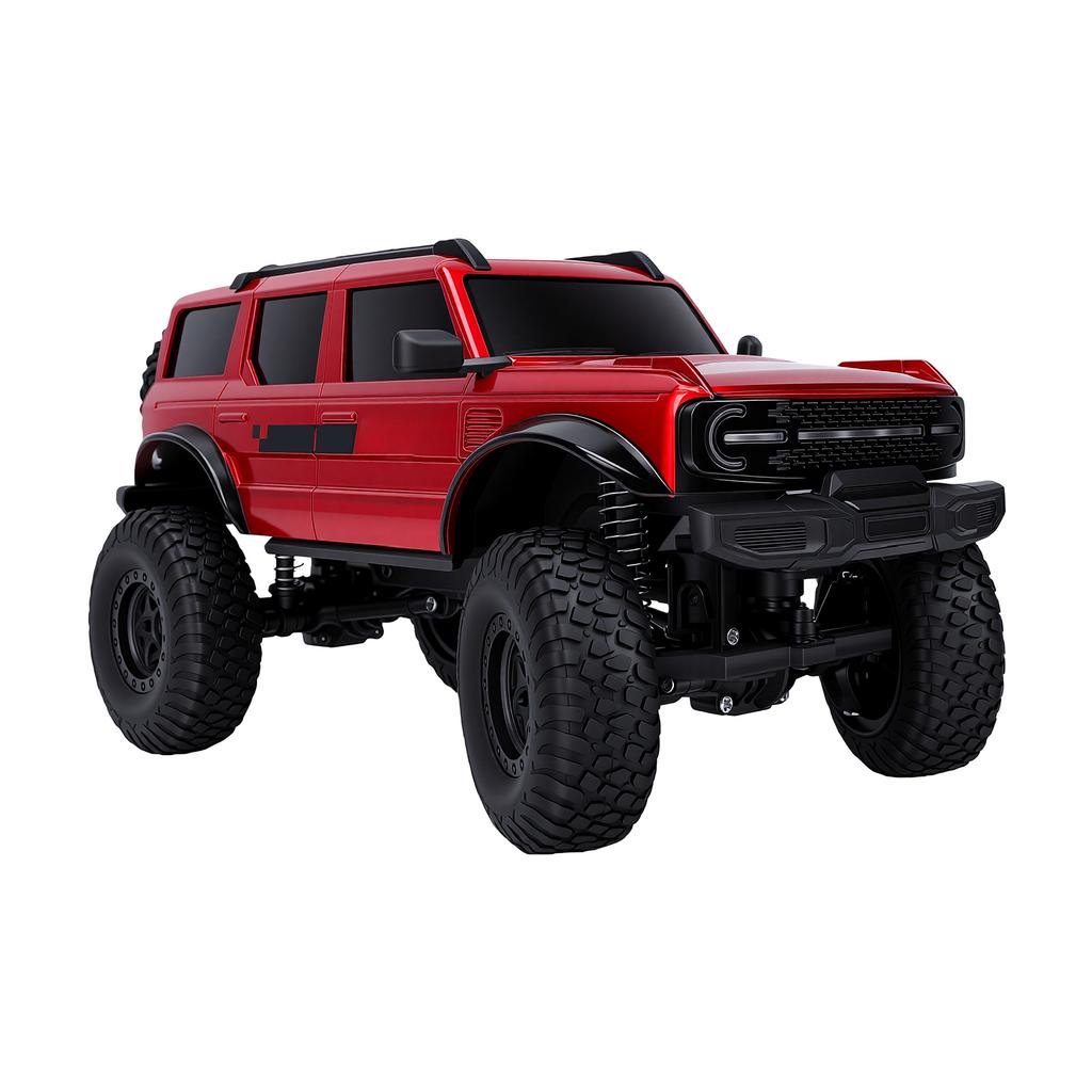 1:20 RC Car 2.4G Remote Control Crawler 4WD Off Road Truck with Dual Batteries LED Lights 20KM H Speed for Multi Terrain