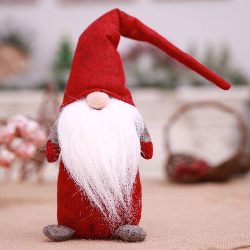 Santa Christmas Claus Doll Toy Christmas Table Ornaments Decoration For Gx Home