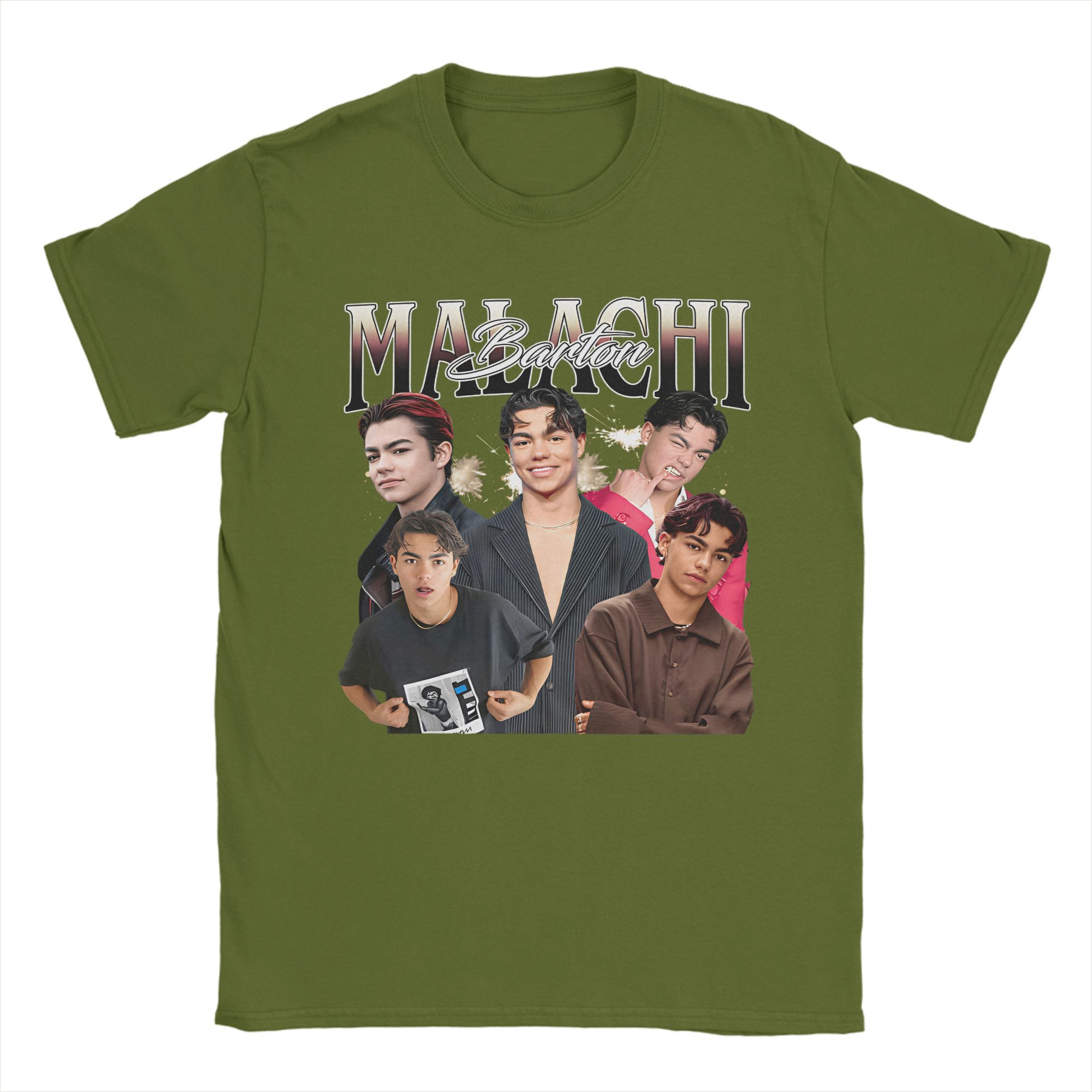 

Malachi Barton American Actor Poster T Shirt Harajuku T-Shirts Short Sleeves Tshirt Summer 100 Cotton Round Neck 5XL 6XL Tees 4XL