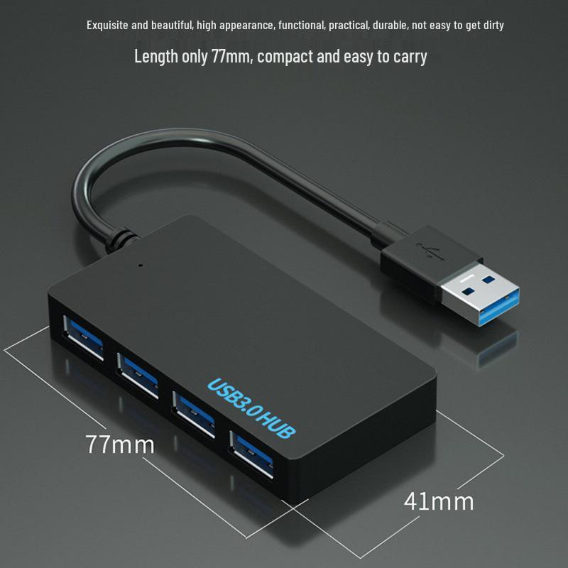 USB 3.0 Hub Splitter with 4 Ports for Computers