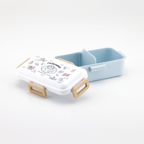 Skater Bento Box Doraemon Sky Walk Sanrio 530ml Antibacterial Fluffy Dome Lid for Women Made in Japan PFLB6AG-A