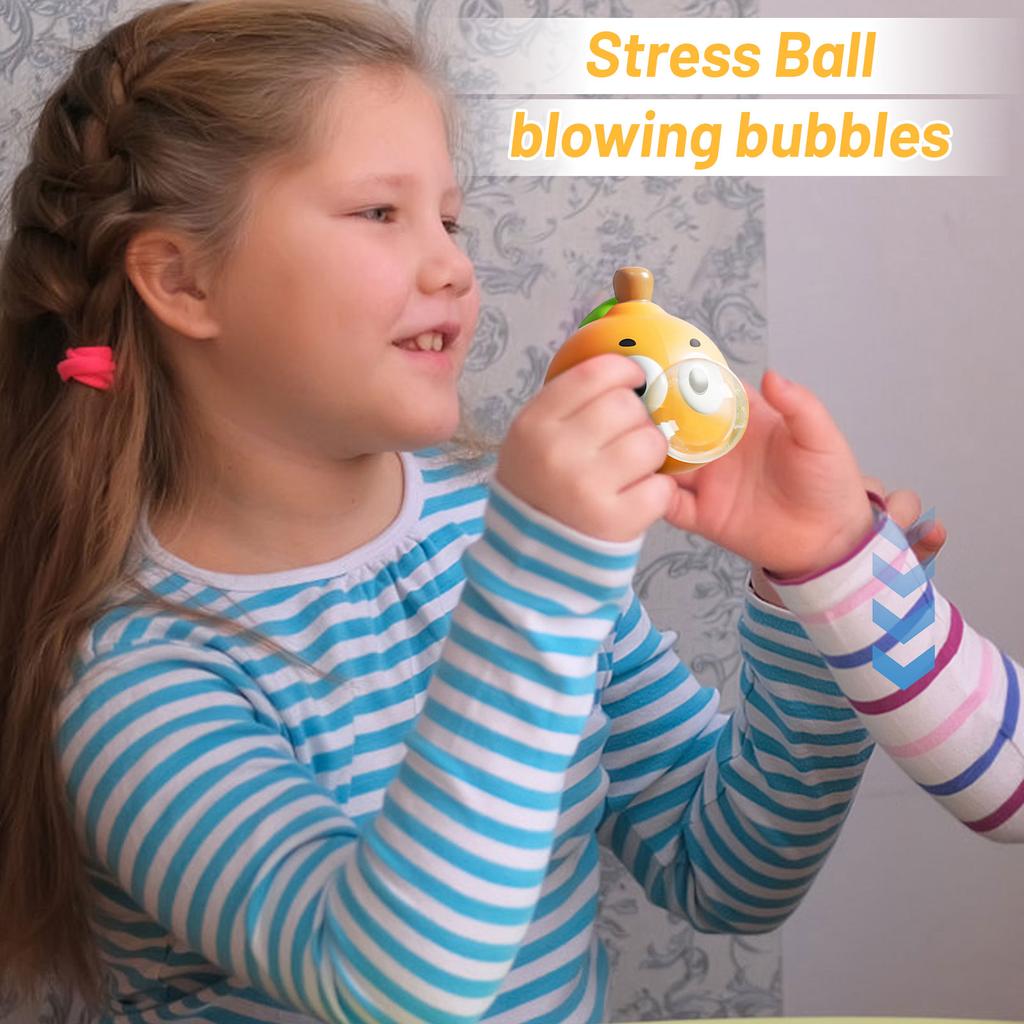 Stress Reliever, Cute And Stress-relieving Toy, Popular Online Squeezeable Bubble Blowing Ornament.