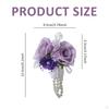 Wedding Flower Wrist Corsage Wristlet Band Stylish Comfortable Accessories Decoration DIY
