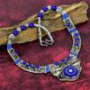 Lapis Lazuli Halskjede Håndlagde smykker, 925 Solid Sterling Sølv Halskjede Designer Edelstenssmykker Justerbar kjede Halskjede gave til mamma