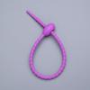 5/10PCS Silicone Reusable Bag Ties Twist Wire Fasten Cable Zip Tie for Headset Data Line Pendant Adjustable Soft Universal Tie
