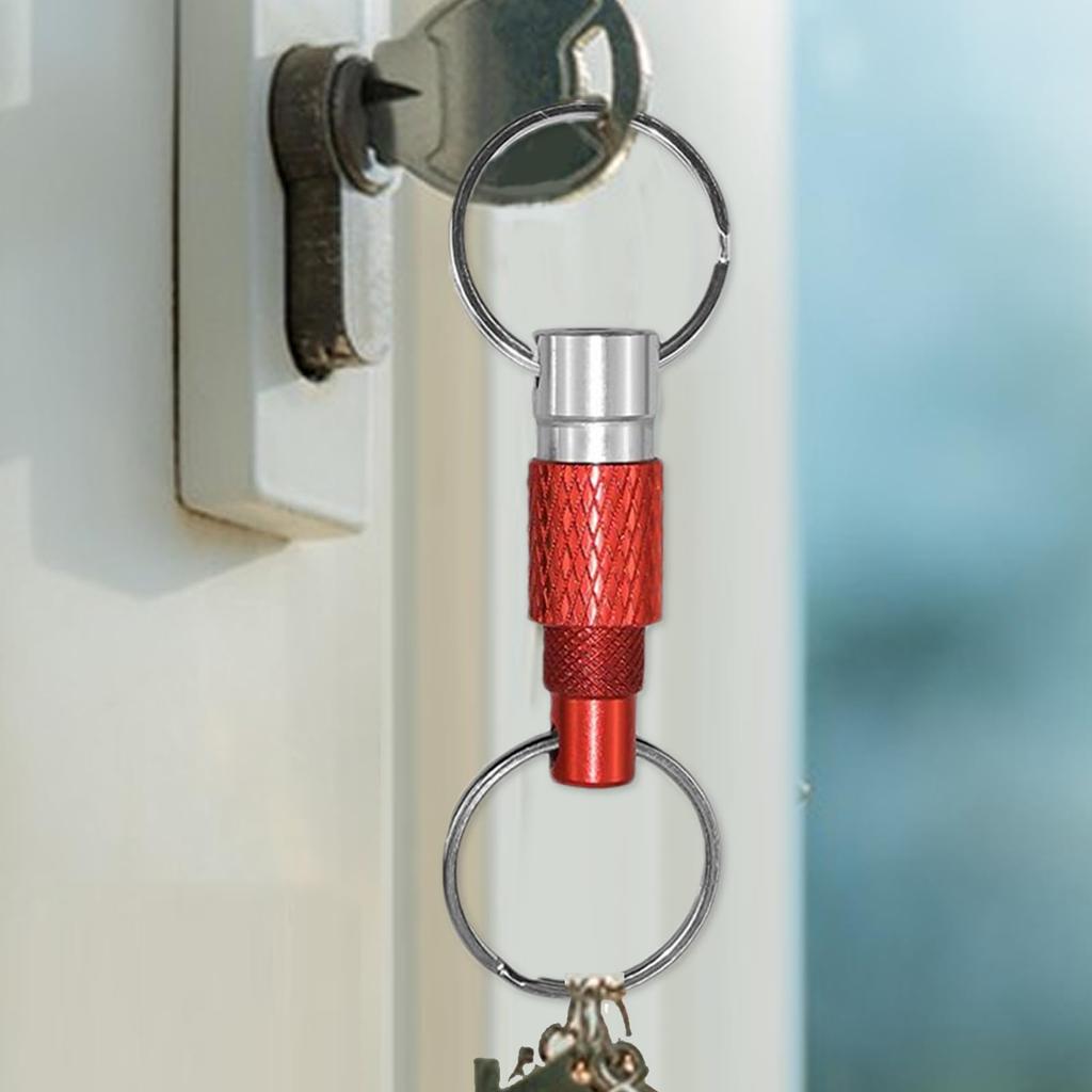 Detachable Keychain, Metal Keychain for Car Key - One Touch