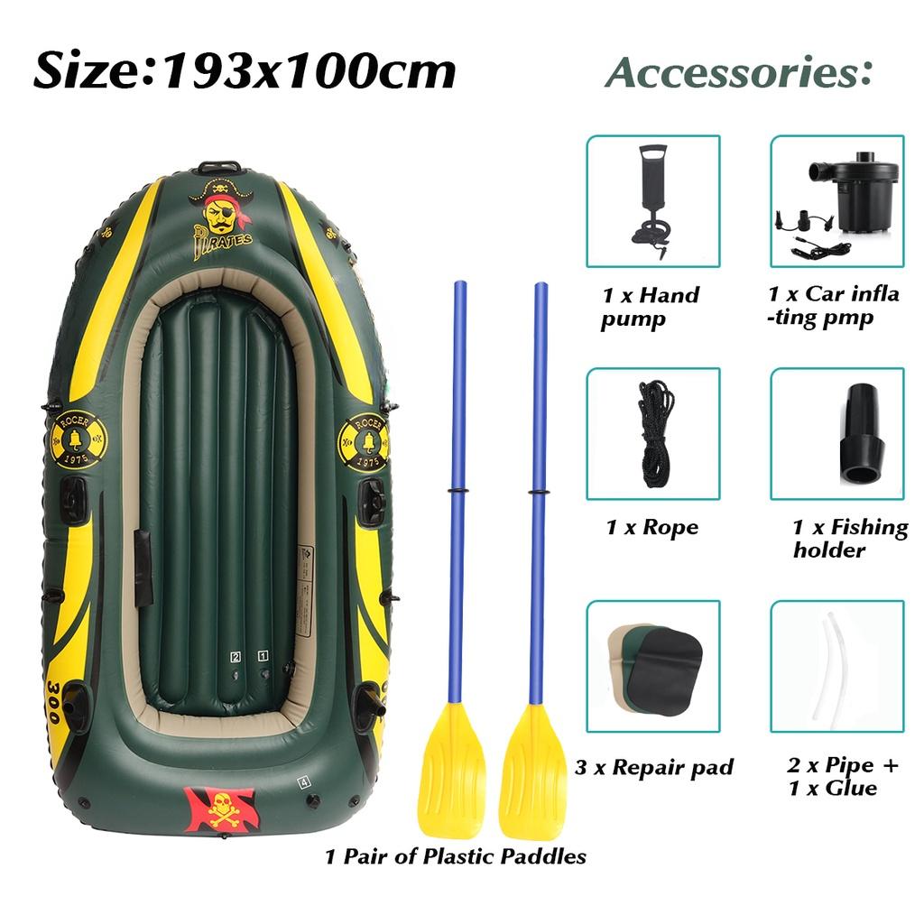 2 Person 3 Layer 180KG PVC 110 Silk laminated kayak Rowing Canoe Load Sport Race PVC Inflatable boat Inflatable Fishing Boats