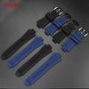 Uhrenarmband aus Silikonkautschuk, konvexe Schnittstelle, 13 mm, für MK MK8184 MK8295 MK8296 MK8445 MK8152, Uhrenarmband für Herrenuhren