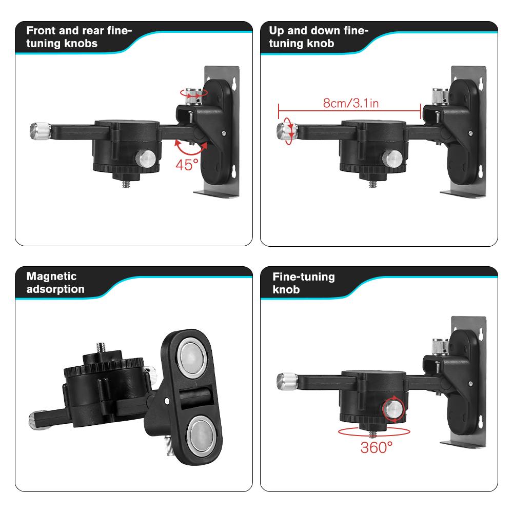 HGLINE 16 4D Lines Laser Level With APP Remote Control Selfleveling 360 Horizontal & Vertical Laser Level Construction Tool