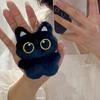 Chaveiro de Gato de Pelúcia Asa Fantasmagórica Estilo Fofo Adorável Pingente de Bolsa Material Macio Presente Para Decoração de Halloween Natal