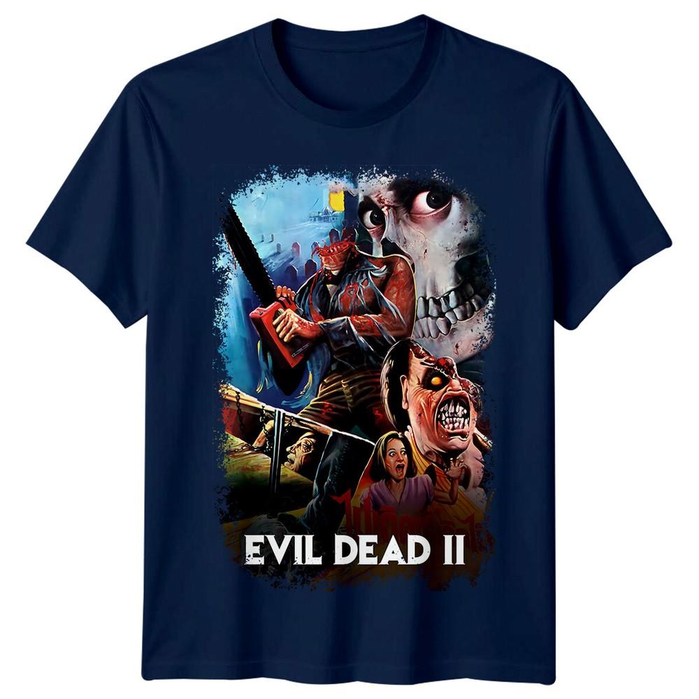 Evil Dead Ii 1987 Movie Poster Inspired Tshirt Retro 80s Tee Unisex