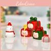 Charming Resin Christmas Snowman And Pig Figurines Perfect For Holiday Gifts