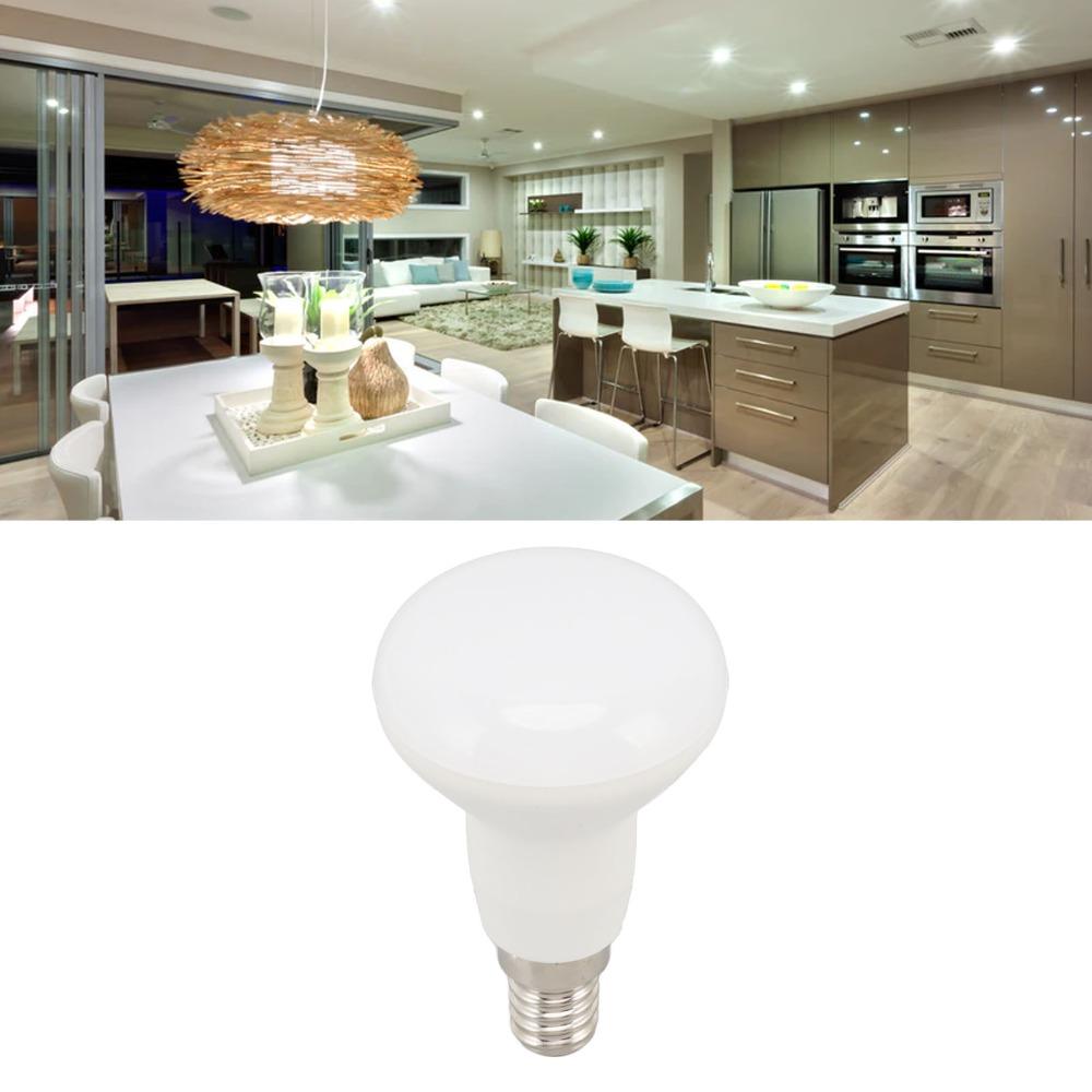 4 Pack E14 Base LED Light Bulbs 5W Mushroom Shape Lamps Energy Saving Long Neck LED Bulbs  Home