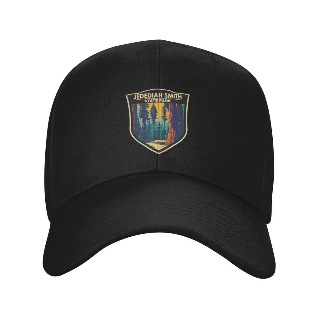 Jedediah Smith Redwoods State Park California Badge Baseball Cap Western Hat Fashion Beach Birthday Hats Unisex Women's