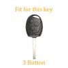 Auto Fob for Ford Mondeo Focus Fusion Fiesta Galaxy Transit 2008 2006 2007 Tpu 3 Bottons Car Key Case Cover Shell Accessories