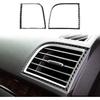 Real Carbon Fiber Dashboard Side Air Vent Cover AC Outlet Trim Interior Compatible with Ford Explorer 2011 2012 2013 2014 2015 Accessories