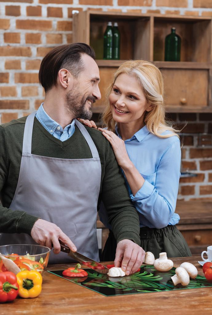 SZKLANA DESKA DO KROJENIA 40x30 MONSTERA