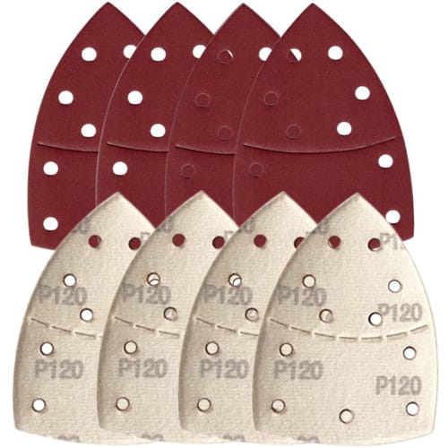 Delta Sander 11-Hole Sandpaper, Sanding Discs, Sanding Pads, 152x105mm (20 Pads), #80-1500 Available, 11-Hole Polishing Sandpaper for Delta Sanders (1