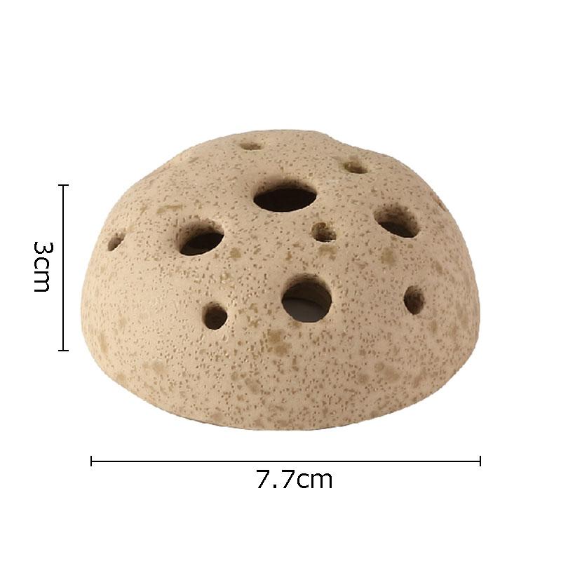 Simplicity Lotus Seedpod Ceramic Vase Artificial Flower Decorative Flowers Pots Desk Decoration Floral Arrangement Modern Decor