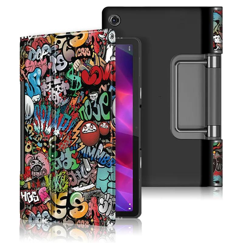 PU Leather Flip Stand Cover for Lenovo Tab 11 YT-J706X 11 Inch Cover Stand Luxury Protective Cover Foldable Case