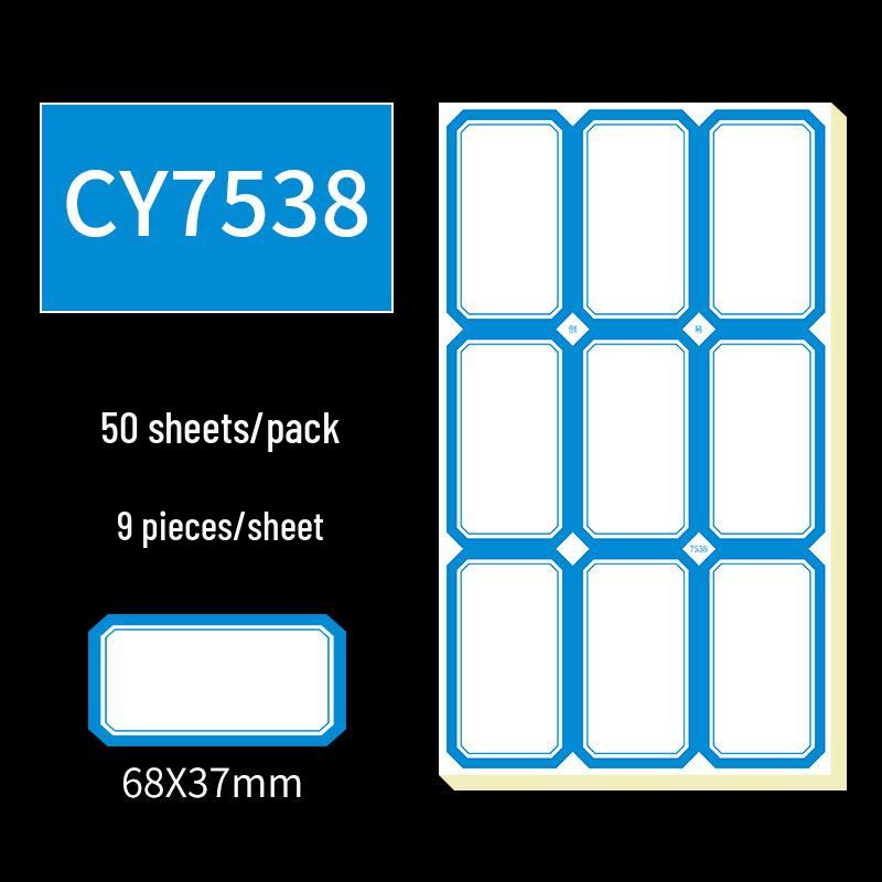 Handwritten Self-Adhesive Label Stickers for Office and Memo Marking