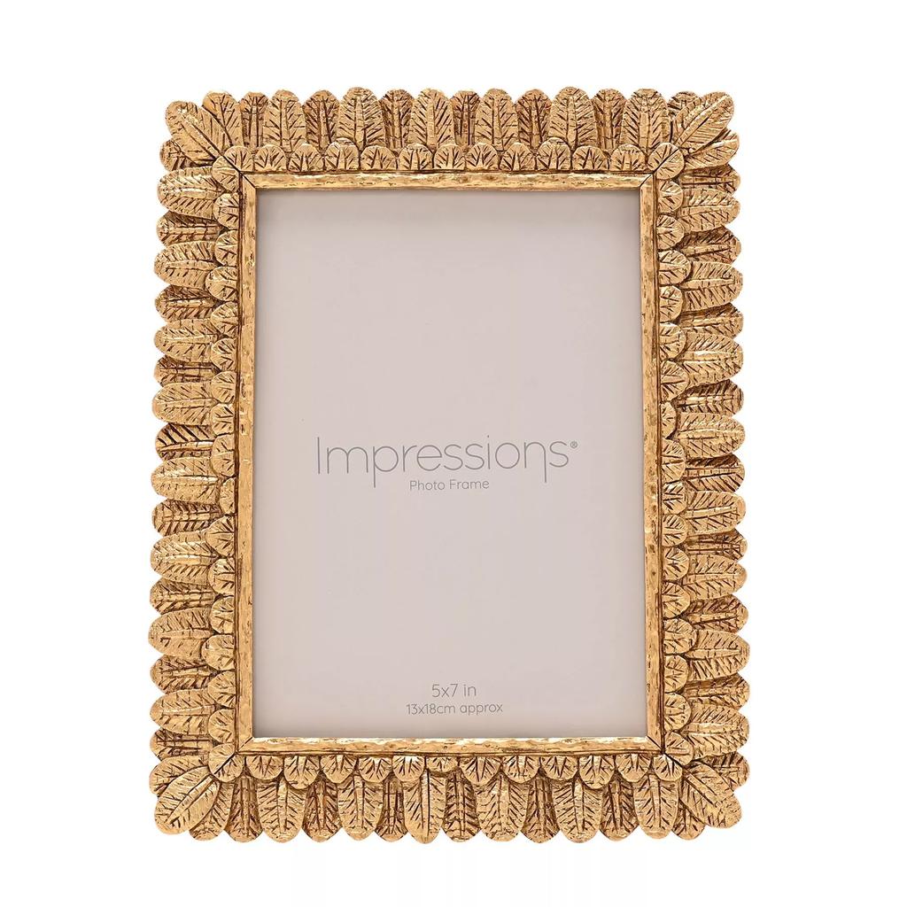 Widdop Impressions Resin Leaf Photo Frame