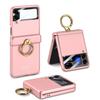 For Samsung Galaxy Z Flip3 5G GKK Magnetic Hinged Flip Case with Ring Holder