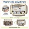 Diaper Bag Backpack, Baby Bag with Waterproof Changing Pad and Stroller Straps for Toddler, Diaper Backpack for Mom Dads with Insulated Pockets