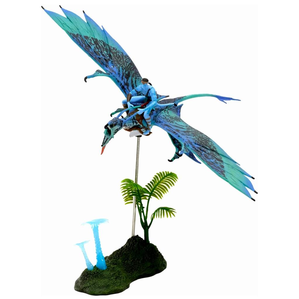 Avatar McFarlane Toys World of Pandora Figure Pack Jake Sully with Banshee Movie 1 James Cameron SF Diorama [Item]