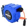 Retractable Air Hose Reel with 12*8MM Braided PU Hose for Pneumatic Tools and Car Detailing