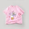 Fashion Cartoon T-shirt, Printed Mickey Mouse Baby, Short-sleeved Top for Girls and Boys, Round-neck Casual Children's