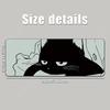 Cute Cat Mouse Pad Large Non-Slip Rubber Mousepad Office Accessory Setup Mouspad Mouse Mats Desk Pads Mouse Pads Xxl Table Mats