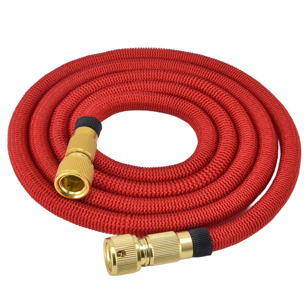Water Hose Expandable Brass Quick Connector Garden Water Pipe for Watering Car Wash 24.6ft