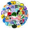 10/25/50 Pezzi Sticker Geek Programmatore Java Git Icone Graffiti per Skateboard Chitarra Laptop Telefono Bagaglio Borraccia Auto
