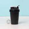 Water Bottle Portable Sports Water Cup Milkshake Protein Powder Mixing Cup Fitness Shaking Cup with Scale Plastic Cup Printed Logo