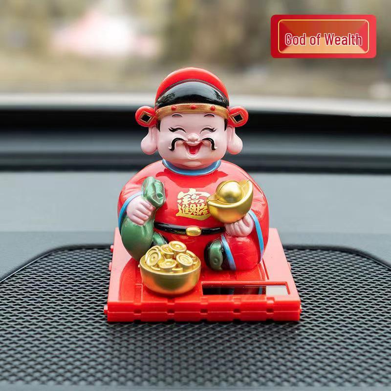 Dio Solare della Ricchezza Ornamento per Auto - Statuetta Prosperità Annodante per Auto o Decorazione per la Casa